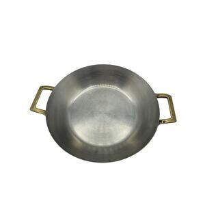 Paul Revere Limited Edition Round 10.5" Au Gratin Pan Copper and Stainless Steel